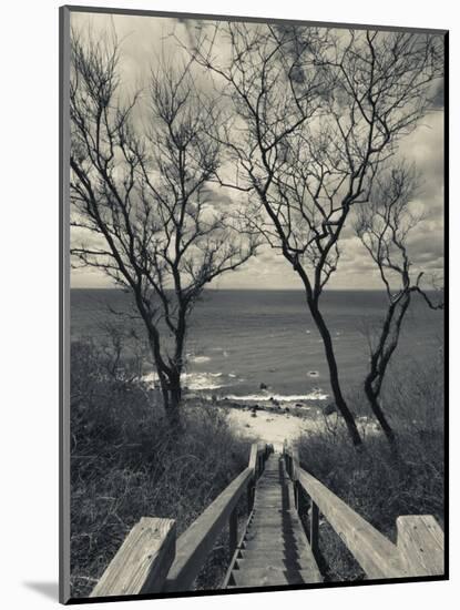 New York, Long Island, Cutchogue, Horton Point Lighthouse Stairs and Long Island Sound, USA-Walter Bibikow-Mounted Photographic Print