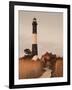 New York, Long Island, Fire Island, Robert Moses State Park, Fire Island Lighthouse, USA-Walter Bibikow-Framed Photographic Print