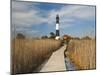 New York, Long Island, Fire Island, Robert Moses State Park, Fire Island Lighthouse, USA-Walter Bibikow-Mounted Photographic Print