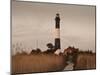 New York, Long Island, Fire Island, Robert Moses State Park, Fire Island Lighthouse, USA-Walter Bibikow-Mounted Photographic Print