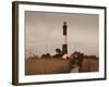 New York, Long Island, Fire Island, Robert Moses State Park, Fire Island Lighthouse, USA-Walter Bibikow-Framed Photographic Print