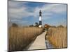 New York, Long Island, Fire Island, Robert Moses State Park, Fire Island Lighthouse, USA-Walter Bibikow-Mounted Photographic Print