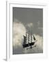 New York, Long Island, Greenport, Tall Ship Weather Vane, USA-Walter Bibikow-Framed Photographic Print