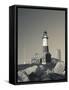 New York, Long Island, Montauk, Montauk Point Lighthouse, USA-Walter Bibikow-Framed Stretched Canvas