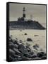 New York, Long Island, Montauk, Montauk Point Lighthouse, USA-Walter Bibikow-Framed Stretched Canvas