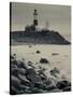 New York, Long Island, Montauk, Montauk Point Lighthouse, USA-Walter Bibikow-Stretched Canvas