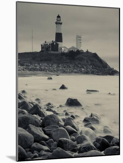 New York, Long Island, Montauk, Montauk Point Lighthouse, USA-Walter Bibikow-Mounted Photographic Print