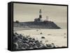 New York, Long Island, Montauk, Montauk Point Lighthouse, USA-Walter Bibikow-Framed Stretched Canvas