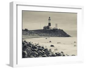 New York, Long Island, Montauk, Montauk Point Lighthouse, USA-Walter Bibikow-Framed Photographic Print