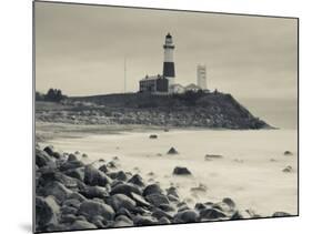 New York, Long Island, Montauk, Montauk Point Lighthouse, USA-Walter Bibikow-Mounted Photographic Print