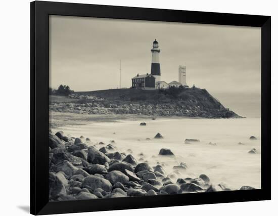 New York, Long Island, Montauk, Montauk Point Lighthouse, USA-Walter Bibikow-Framed Photographic Print