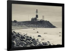 New York, Long Island, Montauk, Montauk Point Lighthouse, USA-Walter Bibikow-Framed Photographic Print