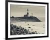 New York, Long Island, Montauk, Montauk Point Lighthouse, USA-Walter Bibikow-Framed Photographic Print