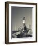 New York, Long Island, Montauk, Montauk Point Lighthouse, USA-Walter Bibikow-Framed Premium Photographic Print