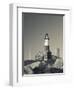 New York, Long Island, Montauk, Montauk Point Lighthouse, USA-Walter Bibikow-Framed Premium Photographic Print