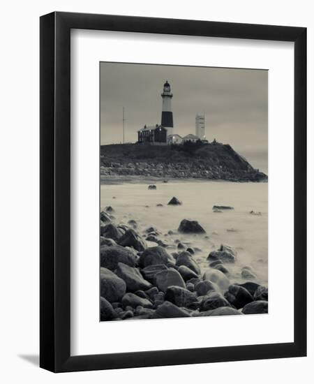 New York, Long Island, Montauk, Montauk Point Lighthouse, USA-Walter Bibikow-Framed Photographic Print