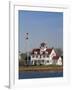 New York, Long Island, Montauk, Us Coast Guard Station, USA-Walter Bibikow-Framed Photographic Print