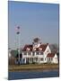 New York, Long Island, Montauk, Us Coast Guard Station, USA-Walter Bibikow-Mounted Photographic Print