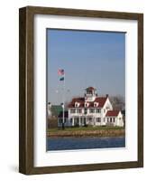 New York, Long Island, Montauk, Us Coast Guard Station, USA-Walter Bibikow-Framed Photographic Print