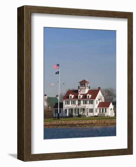 New York, Long Island, Montauk, Us Coast Guard Station, USA-Walter Bibikow-Framed Photographic Print