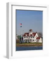 New York, Long Island, Montauk, Us Coast Guard Station, USA-Walter Bibikow-Framed Photographic Print