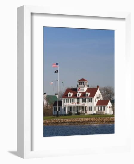 New York, Long Island, Montauk, Us Coast Guard Station, USA-Walter Bibikow-Framed Photographic Print