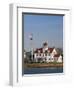 New York, Long Island, Montauk, Us Coast Guard Station, USA-Walter Bibikow-Framed Premium Photographic Print