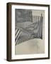 New York, Long Island, the Hamptons, Westhampton Beach, Beach Erosion Fence, USA-Walter Bibikow-Framed Photographic Print