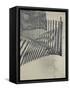 New York, Long Island, the Hamptons, Westhampton Beach, Beach Erosion Fence, USA-Walter Bibikow-Framed Stretched Canvas