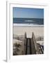 New York, Long Island, the Hamptons, Westhampton Beach, Beach View from Beach Stairs, USA-Walter Bibikow-Framed Photographic Print