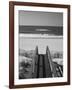 New York, Long Island, the Hamptons, Westhampton Beach, Beach View from Beach Stairs, USA-Walter Bibikow-Framed Photographic Print