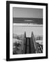 New York, Long Island, the Hamptons, Westhampton Beach, Beach View from Beach Stairs, USA-Walter Bibikow-Framed Photographic Print