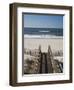 New York, Long Island, the Hamptons, Westhampton Beach, Beach View from Beach Stairs, USA-Walter Bibikow-Framed Photographic Print