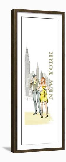 New York Lovers-Avery Tillmon-Framed Premium Giclee Print