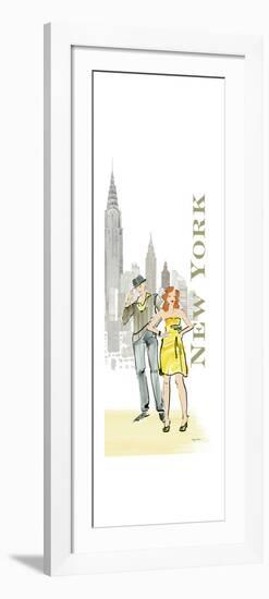 New York Lovers-Avery Tillmon-Framed Art Print