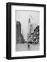 New York: Lower Broadway, Looking North from Bowling Green-null-Framed Photographic Print