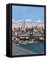 New York, Manhattan 1935-null-Framed Stretched Canvas