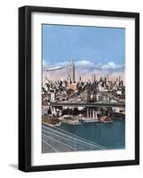 New York, Manhattan 1935-null-Framed Photographic Print