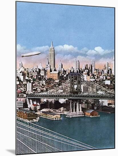 New York, Manhattan 1935-null-Mounted Photographic Print
