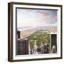 New York Manhattan at Sunset - Central Park View-dellm60-Framed Photographic Print