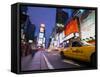 New York, Manhattan, Times Square, USA-Alan Copson-Framed Stretched Canvas