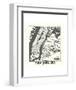 New York Map-Urban Cricket-Framed Art Print