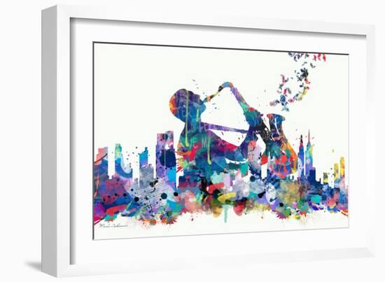 New York Mark 9-Mark Ashkenazi-Framed Giclee Print