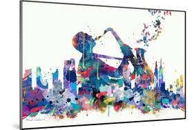 New York Mark 9-Mark Ashkenazi-Mounted Giclee Print