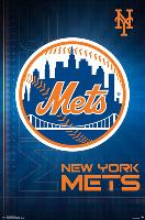 New York Mets- Logo 2016-null-Lamina Framed Poster