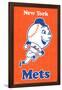 New York Mets Retro Logo-null-Framed Poster