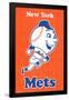 New York Mets Retro Logo-null-Framed Poster