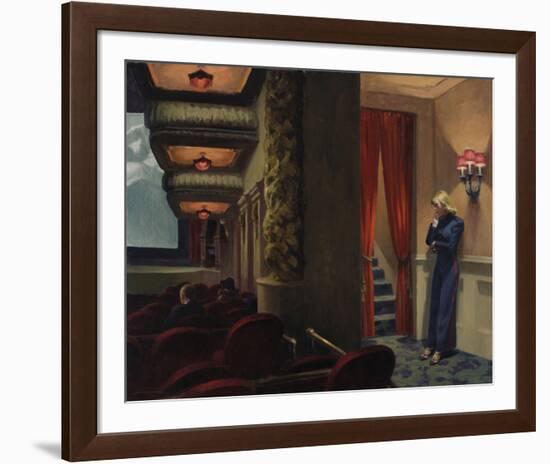 New York Movie, 1939-Edward Hopper-Framed Giclee Print