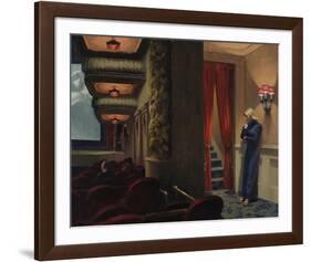 New York Movie, 1939-Edward Hopper-Framed Giclee Print