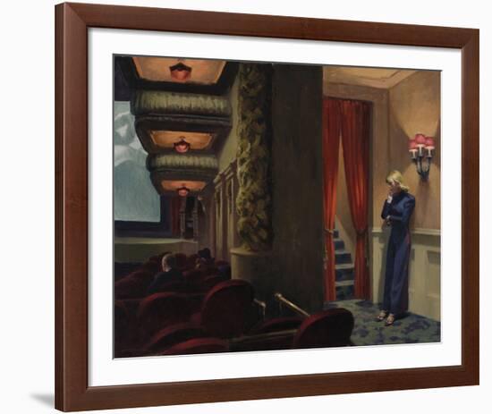 New York Movie, 1939-Edward Hopper-Framed Giclee Print